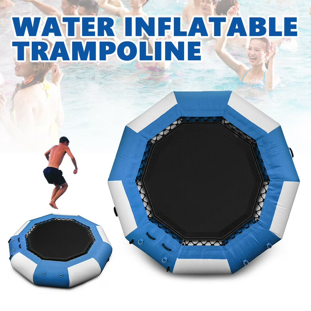Blue Inflatable Water Trampoline A527