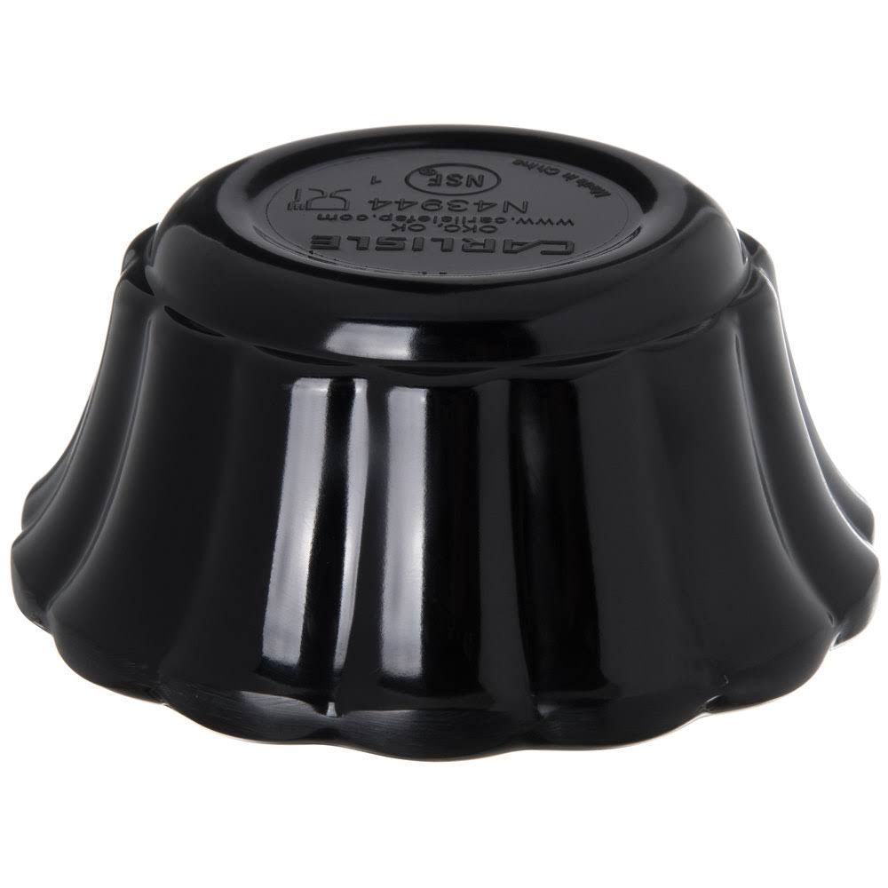 Black Scalloped Melamine Ramekin 3 oz. 48/Case E89848