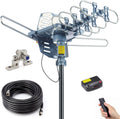 Outdoor Digital Amplified HDTV Antenna, 150 Mile 360 Degree Rotation I17844