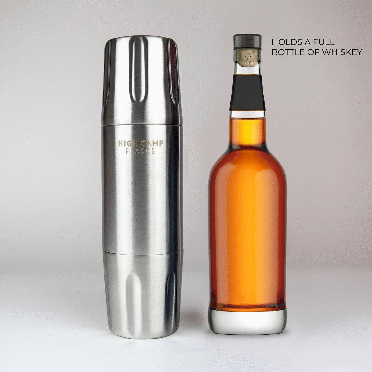 Brushed Stainless 750ml Flask Y221254