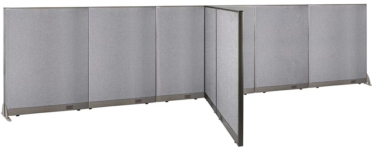 T-Shaped Freestanding Room Divider A308400
