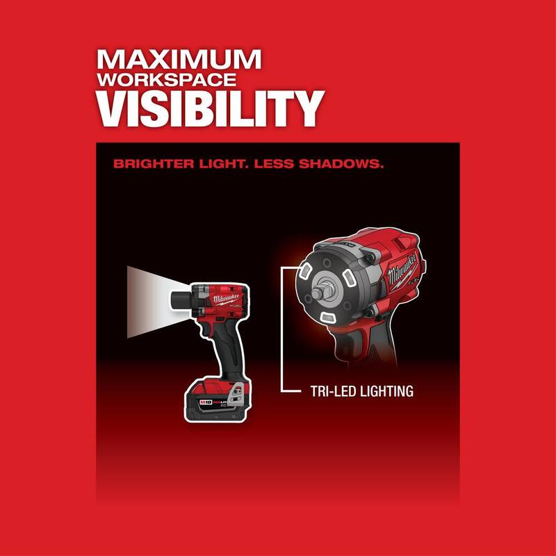 18V Lithium-Ion Brushless Cordless Compact Impact Wrench Kit M5818