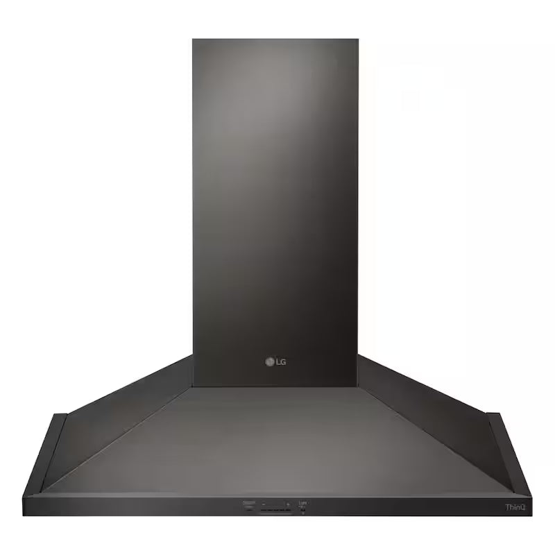 36 in. Smart Wall Mount Range Hood Black Stainless Steel L7549