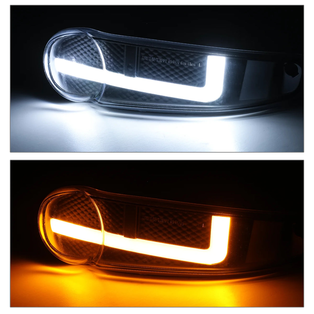 Headlights Assembly with 2 Pairs Pre-Assembled 6000K LED Bulbs Y969335