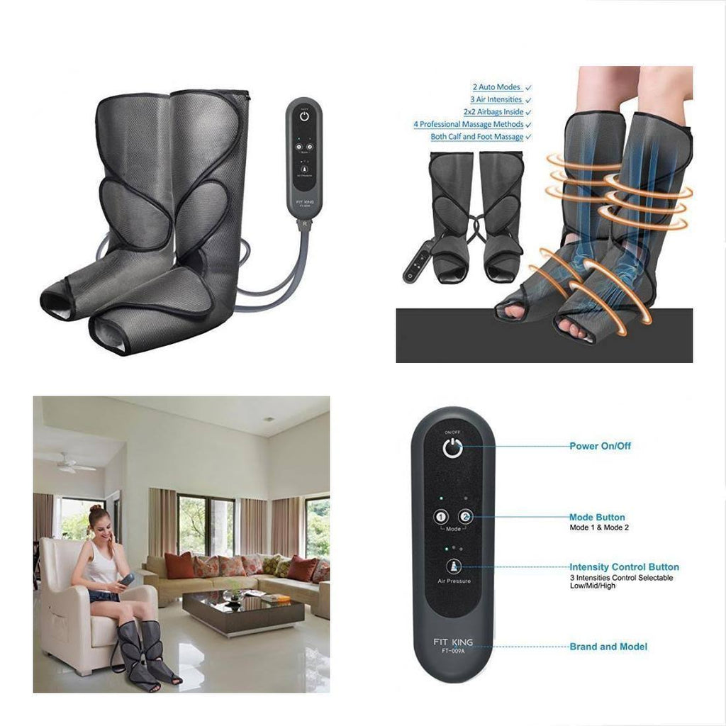 Leg Air Massager for Foot and Calf Circulation Massage with Handheld 3 A575