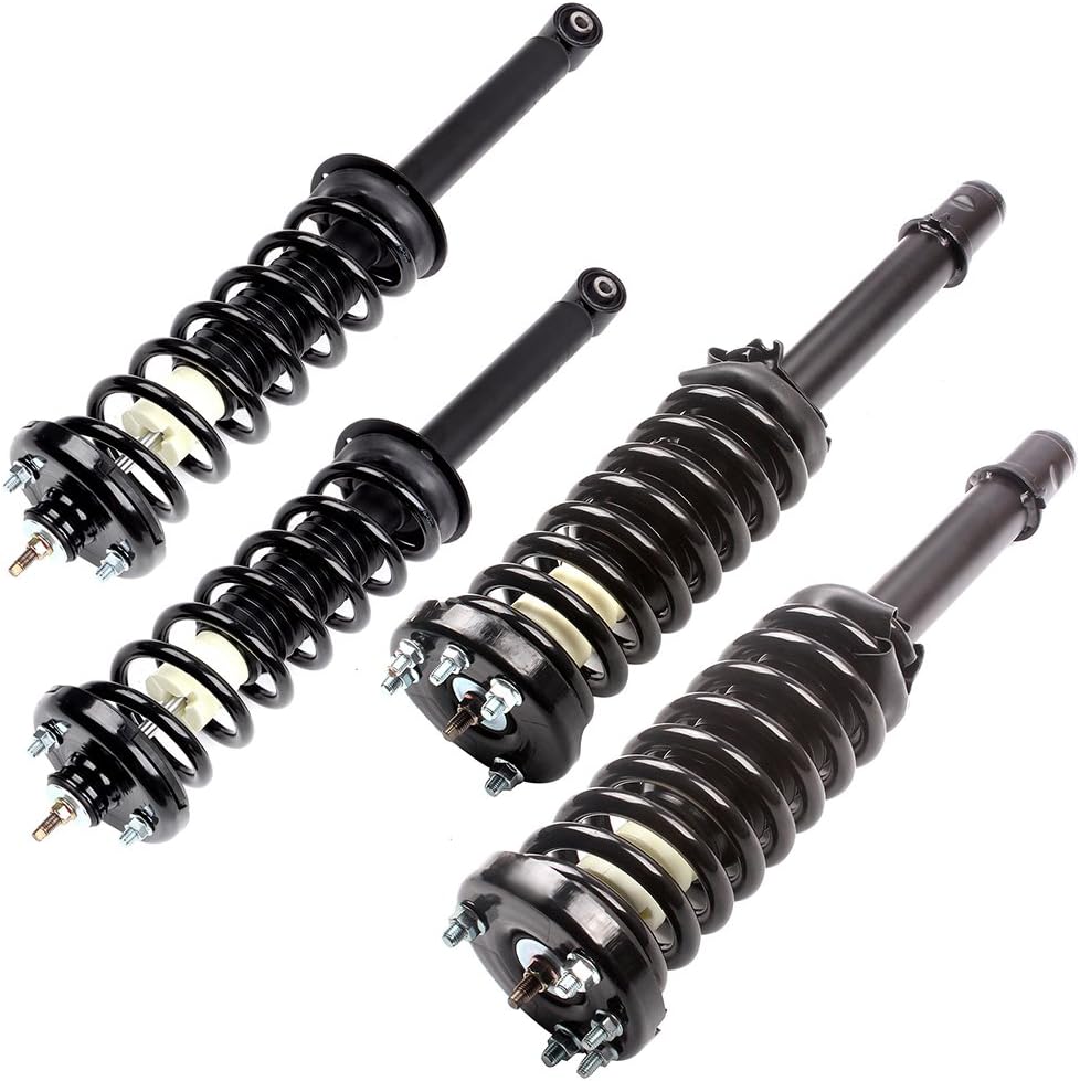 Shock Struts Complete Assembly Front and Rear Pair for Honda Accord W660