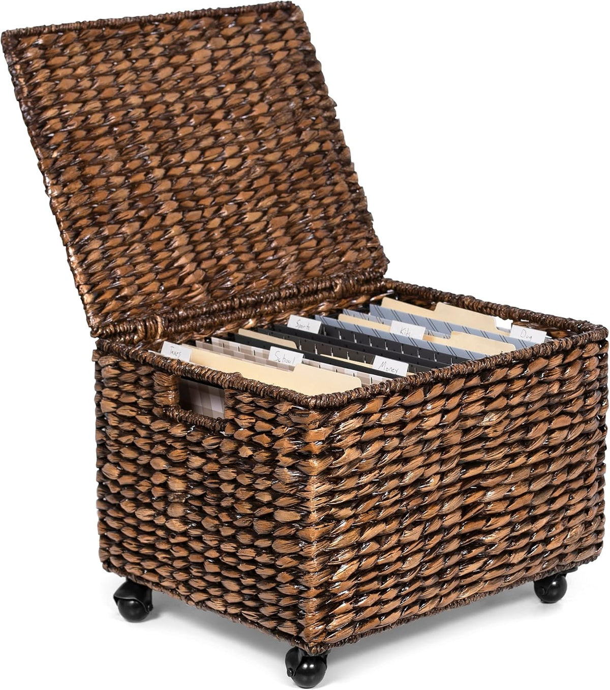 Seagrass Rolling File Cabinet Q976