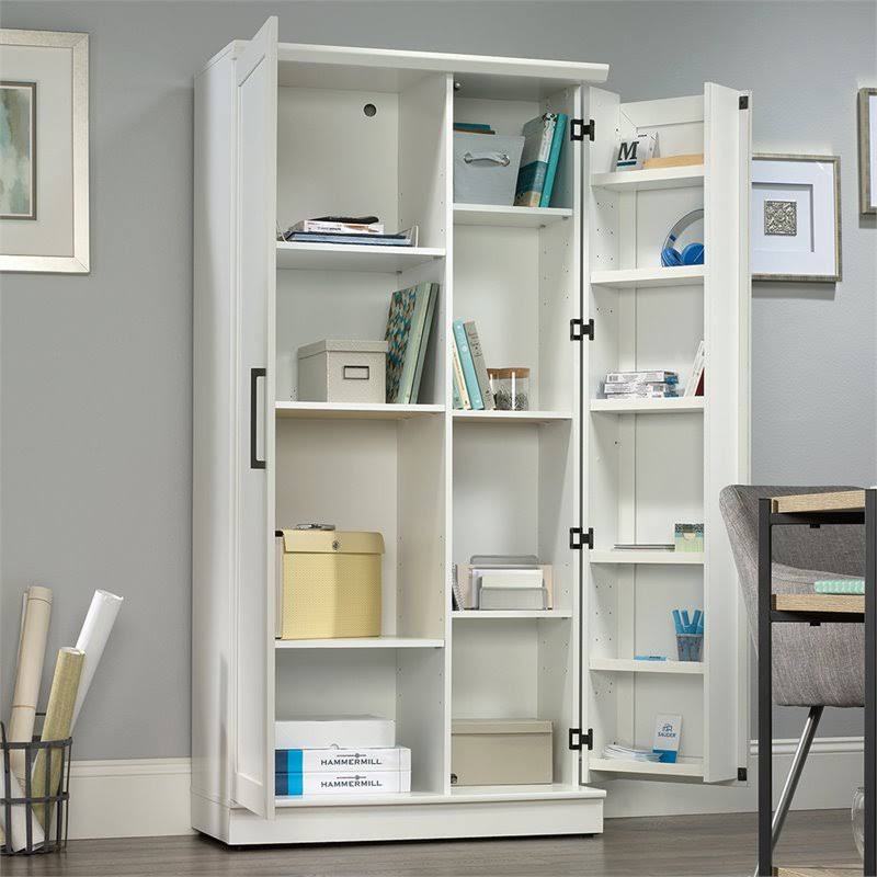 White Storage Cabinet V7439