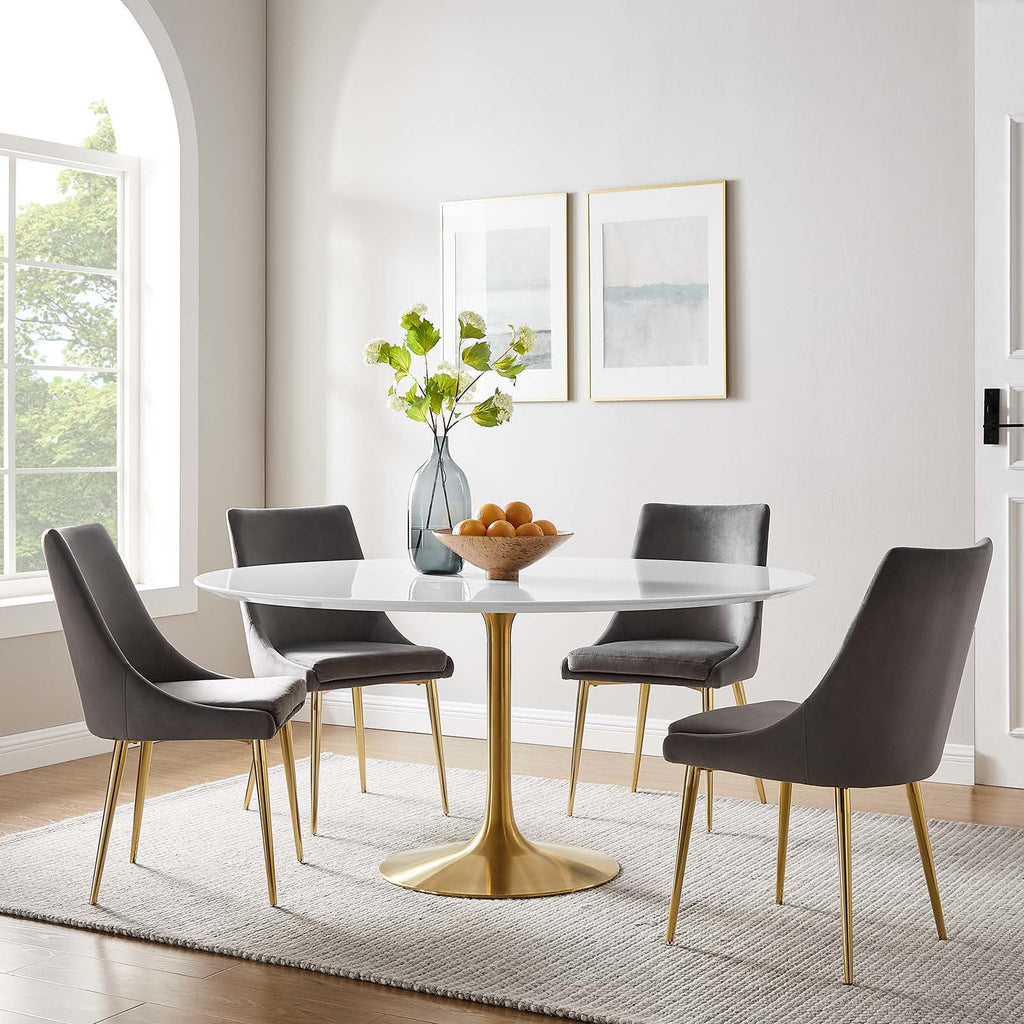 Round Wood Dining Table X29298