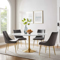 Round Wood Dining Table X29298