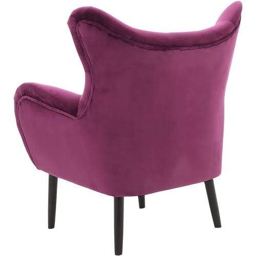 Fuchsia Velvet Armchair Y61048