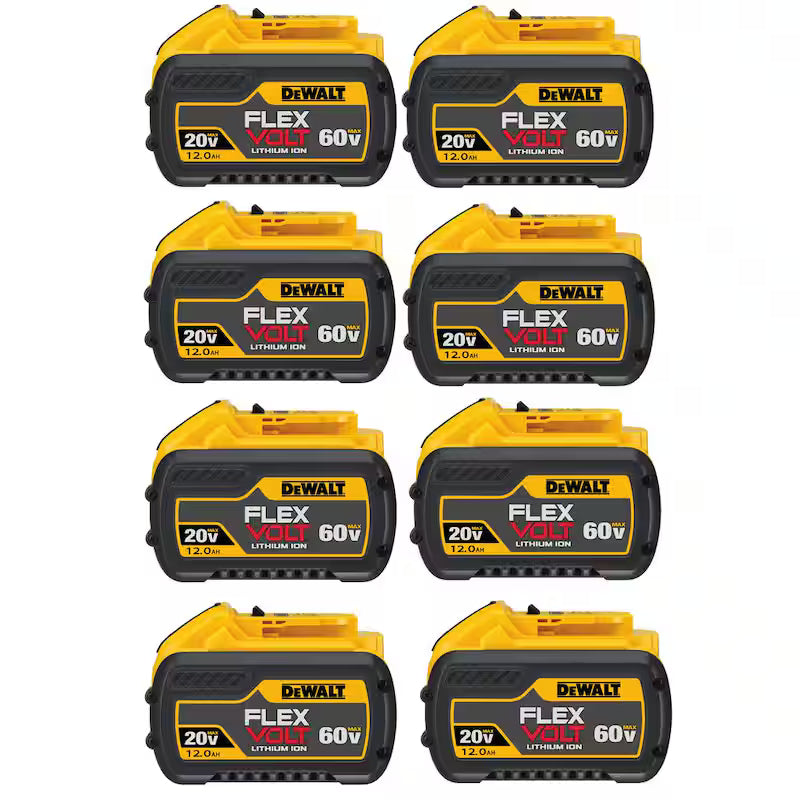 20V/60V MAX Lithium-Ion 12.0Ah Battery 8-Pack U1271