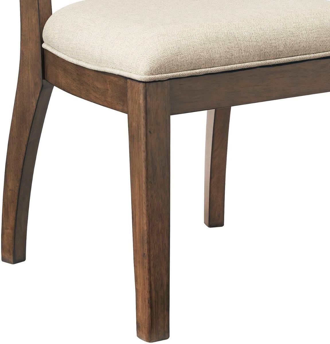 Medium Brown Dining Side Chair Set of 2 E240141