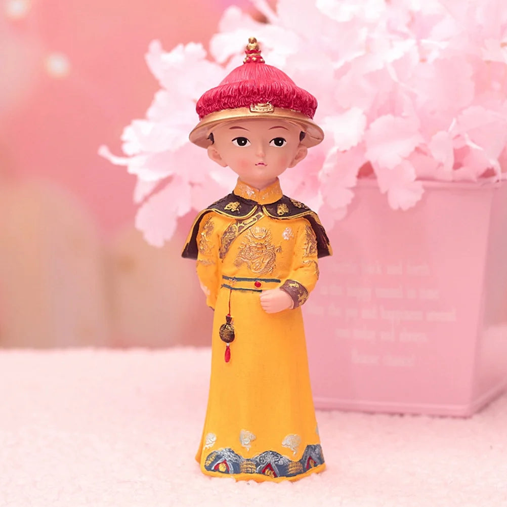 Emperor Resin Doll Figurine Ornament A900