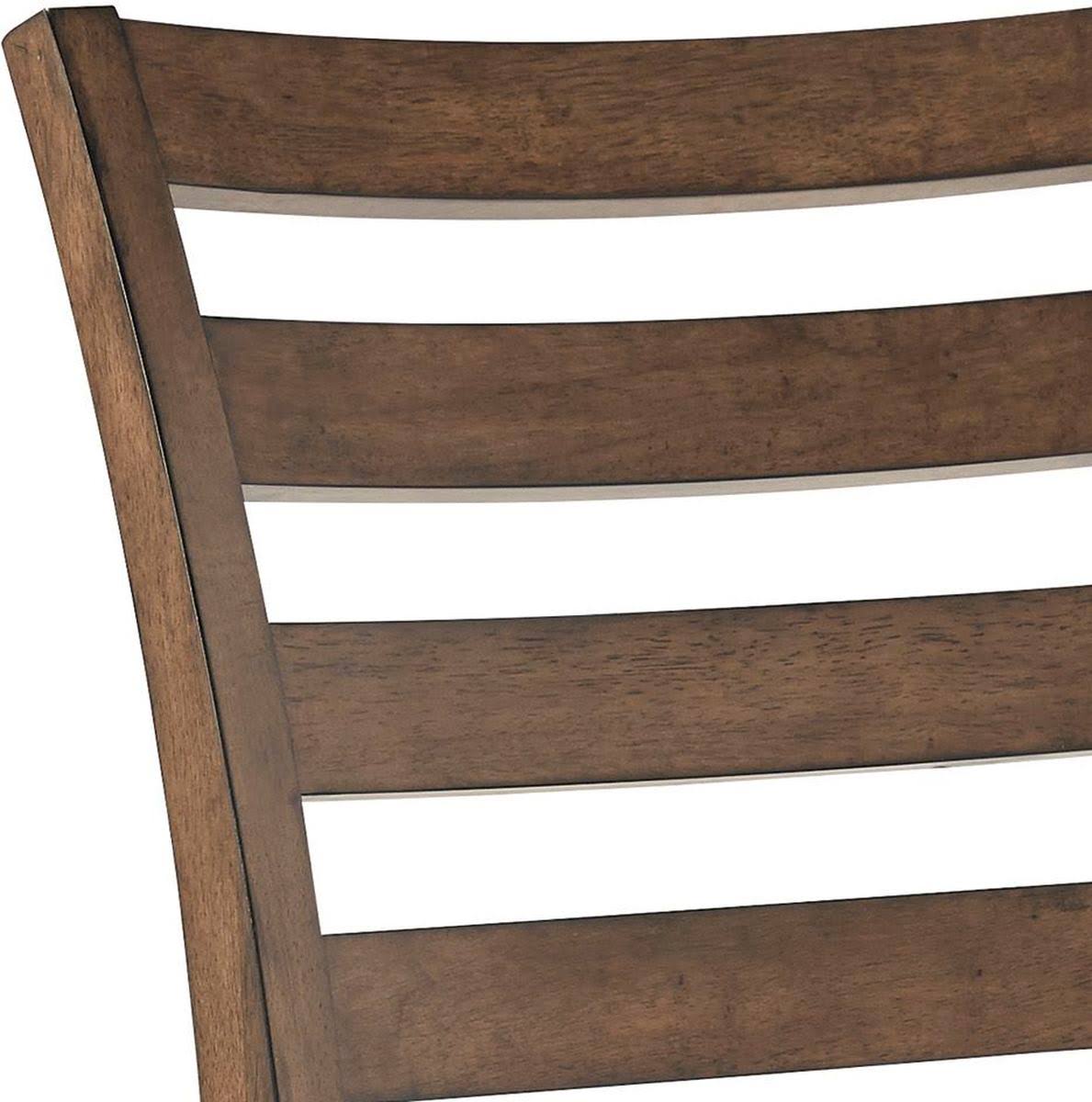 Medium Brown Dining Side Chair Set of 2 E240141