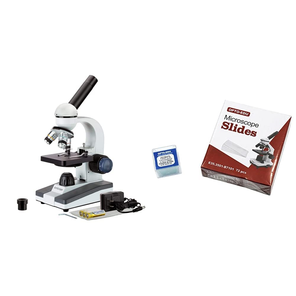 40X-1000X Cordless LED Student Biological Compound Microscope Q2152