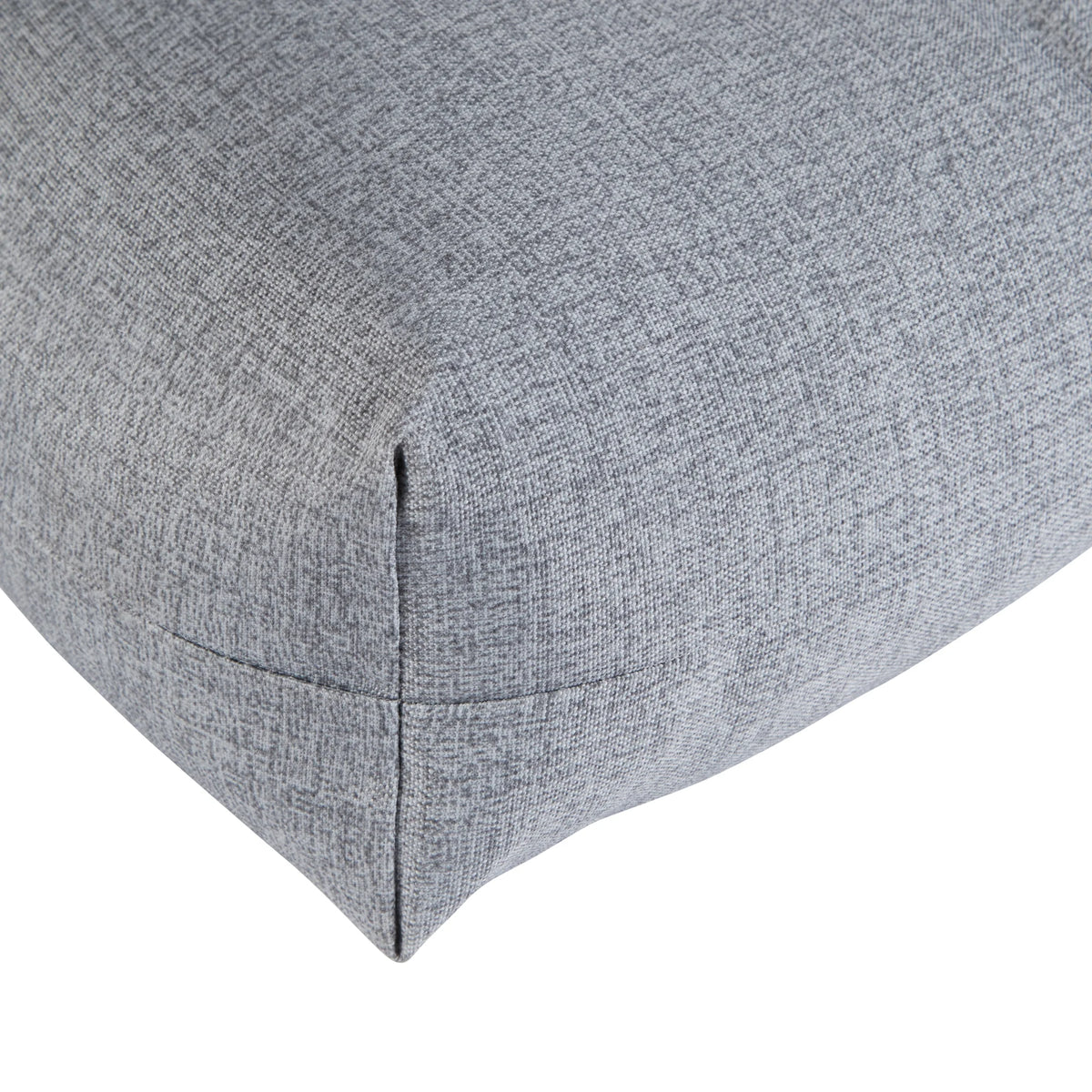 Heather Gray Outdoor High Back Chair Cushion Set of 2 S7883