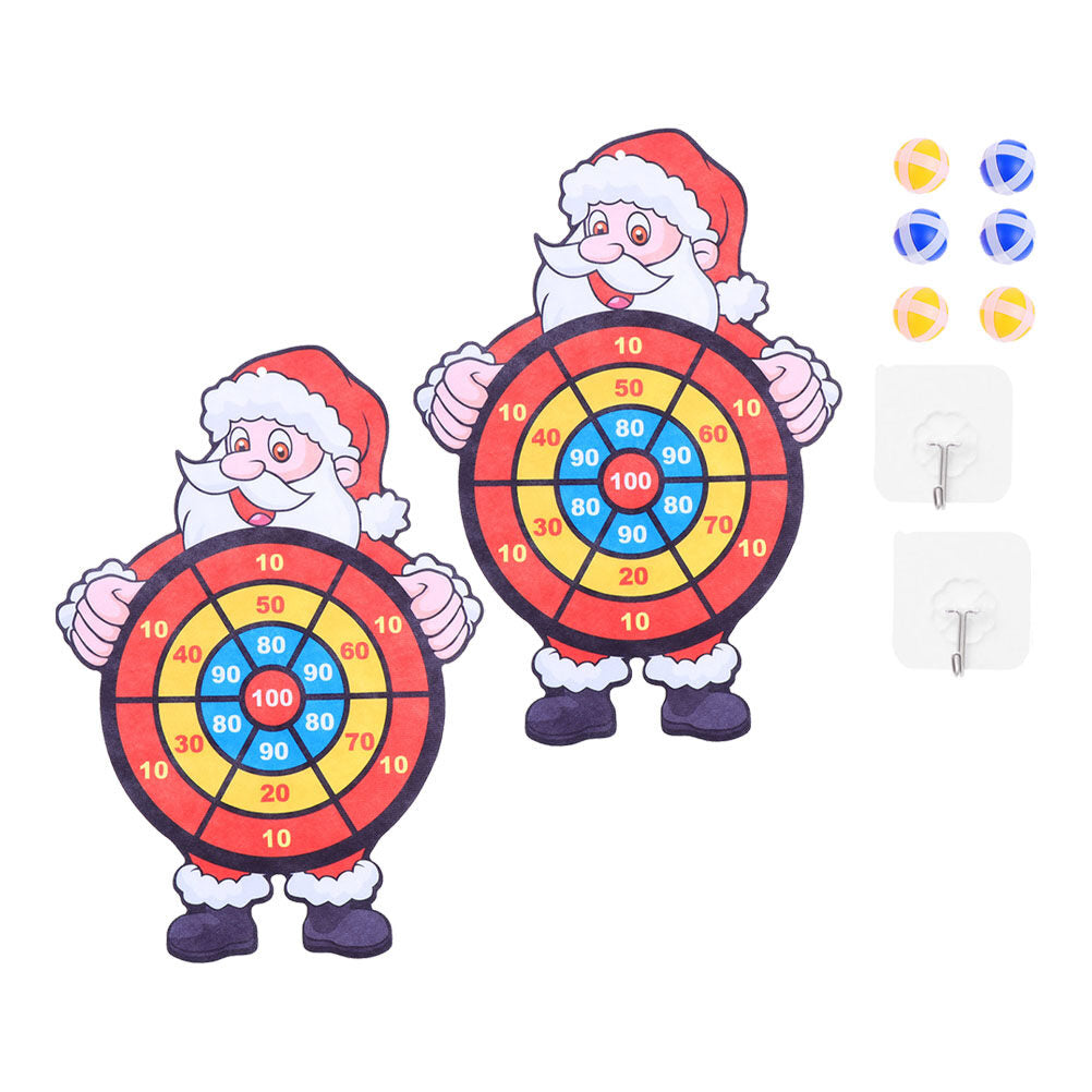 Portable Santa Claus Dart Board Toy E184