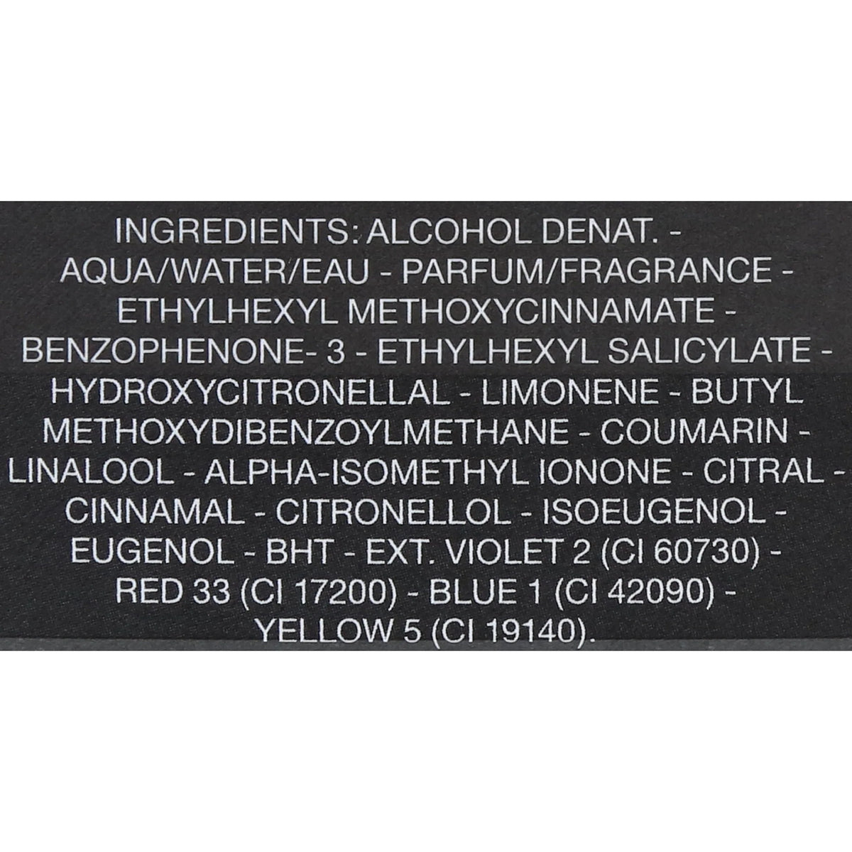 Eau de Toilette 3.3 oz Y21803