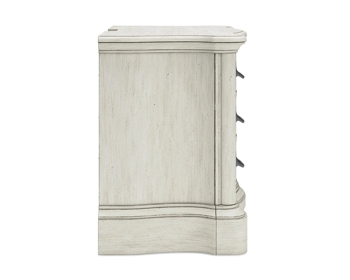 Antique White 3 Drawer Nightstand M78763