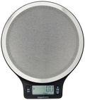 Digital Kitchen Scale with LCD Display, 11 pounds, Black and Stainless Steel C87158
