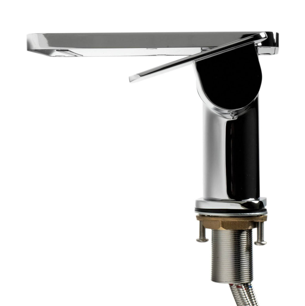Brushed Nickel Single-Lever Bathroom Faucet O96415