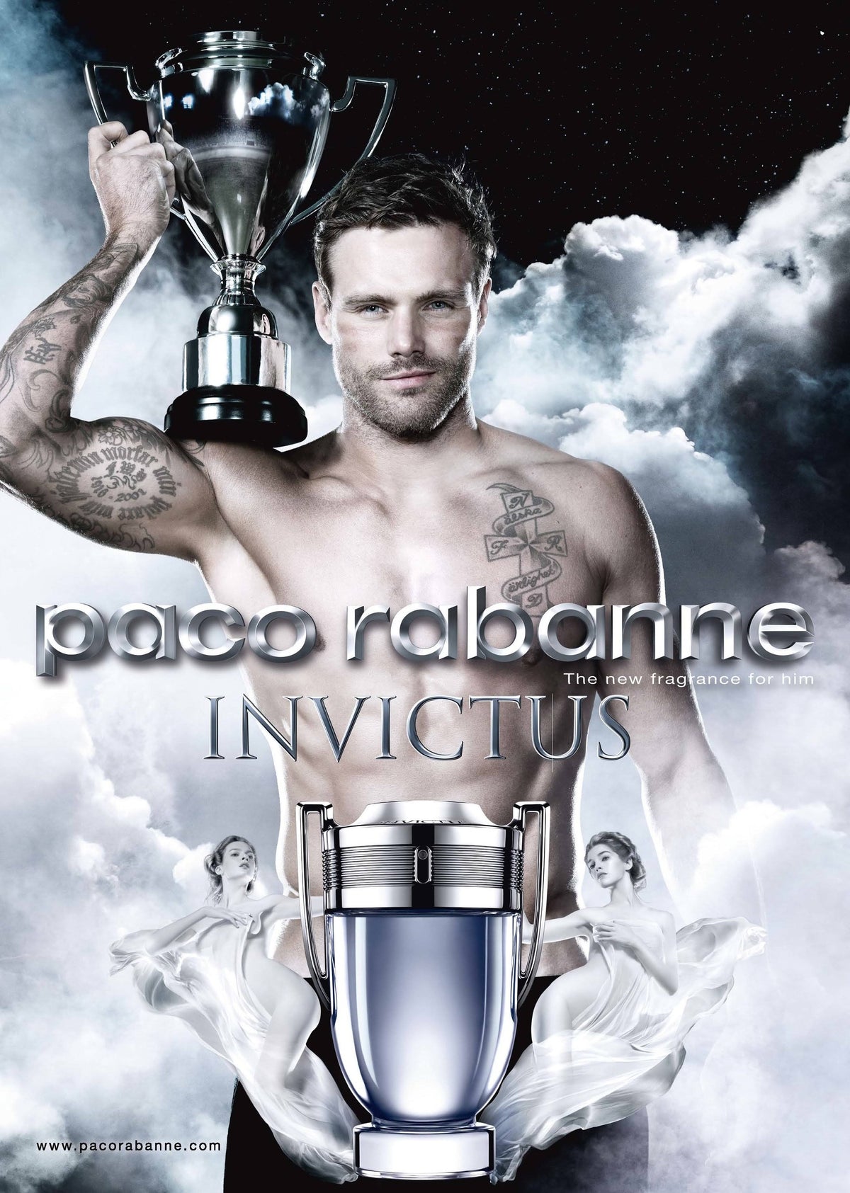 Invictus Edt 100 Ml + 2 Pcs V3033