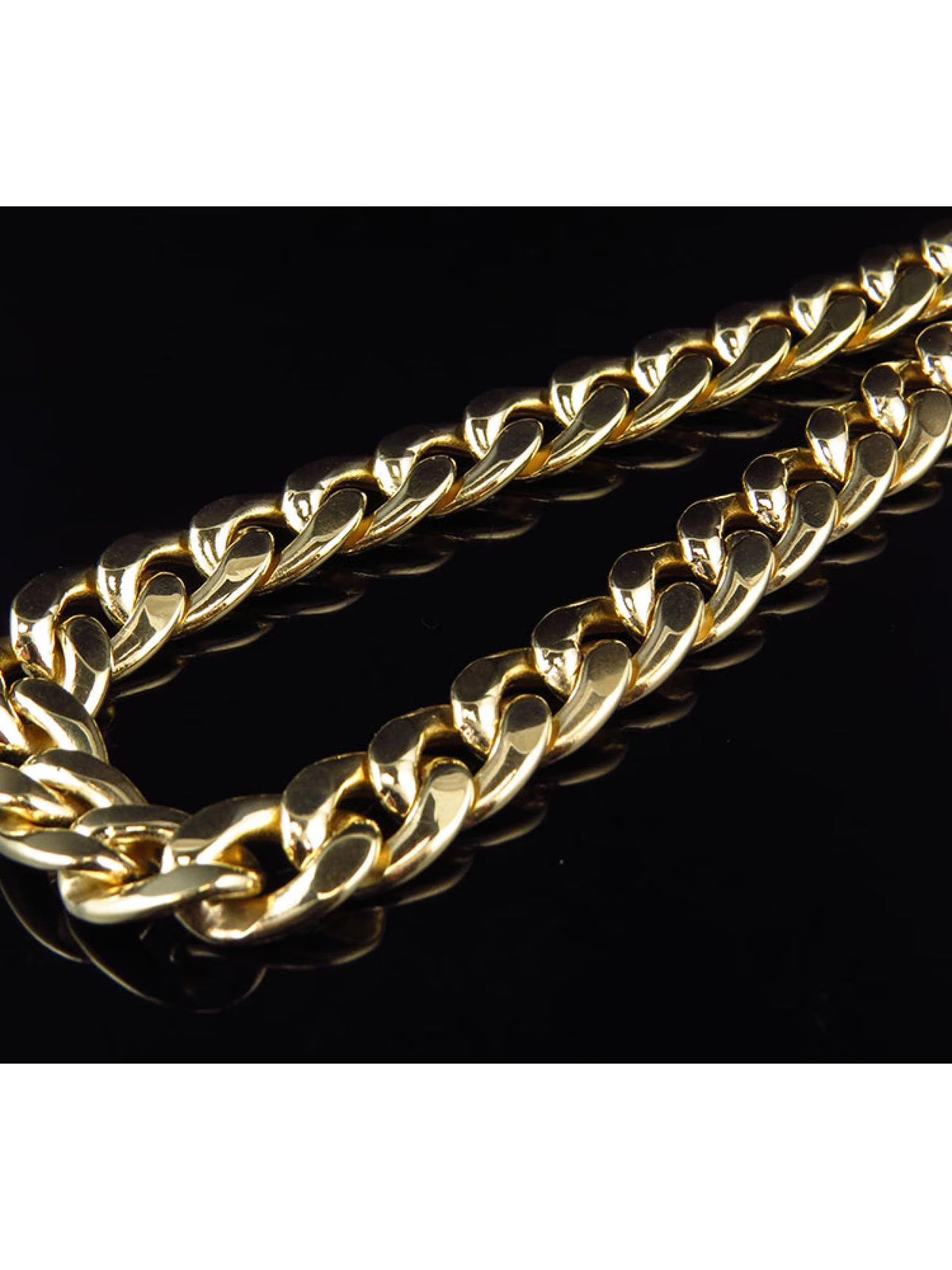 10K Yellow Gold Miami Cuban Link Necklace Chain 28"-36" A535230