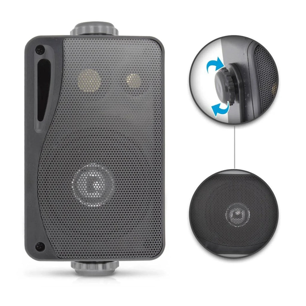 Black 3.5 Inch 3 Way Weatherproof Marine Speakers G692