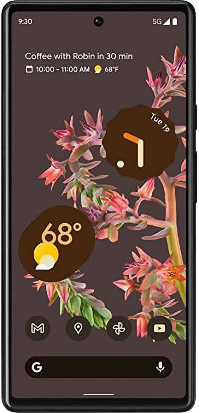 Stormy Black 5G Smartphone, 8 GB RAM / 128 GB, 6.4" OLED Display V163350