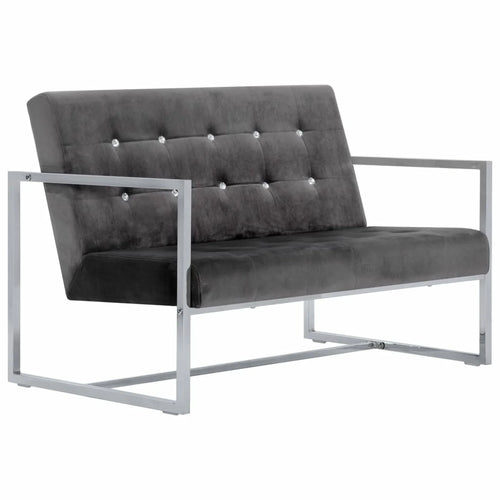 2-Seater Sofa Dark Gray T5959