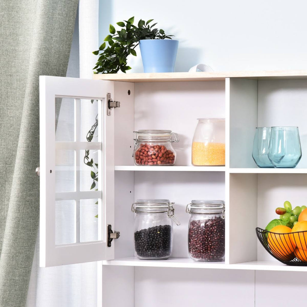 White Kitchen Pantry Cabinet P78431