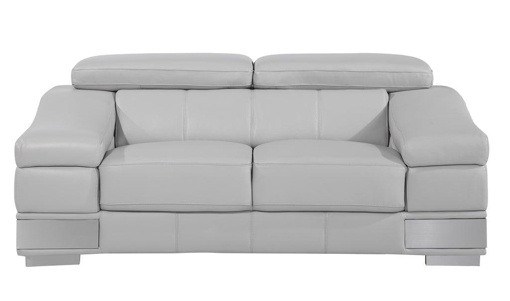 Italian Leather Loveseat C15515
