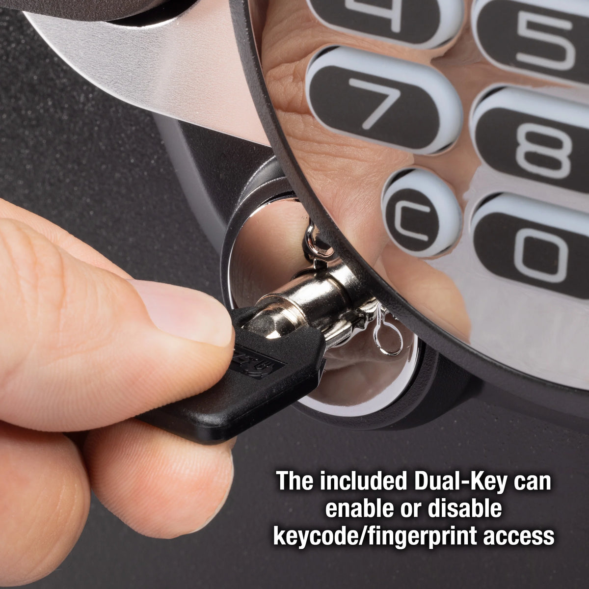 Fire-Resistant and Water-Resistant Safe with Fingerprint Biometric Lock, 1.23 Cu. ft. Q715