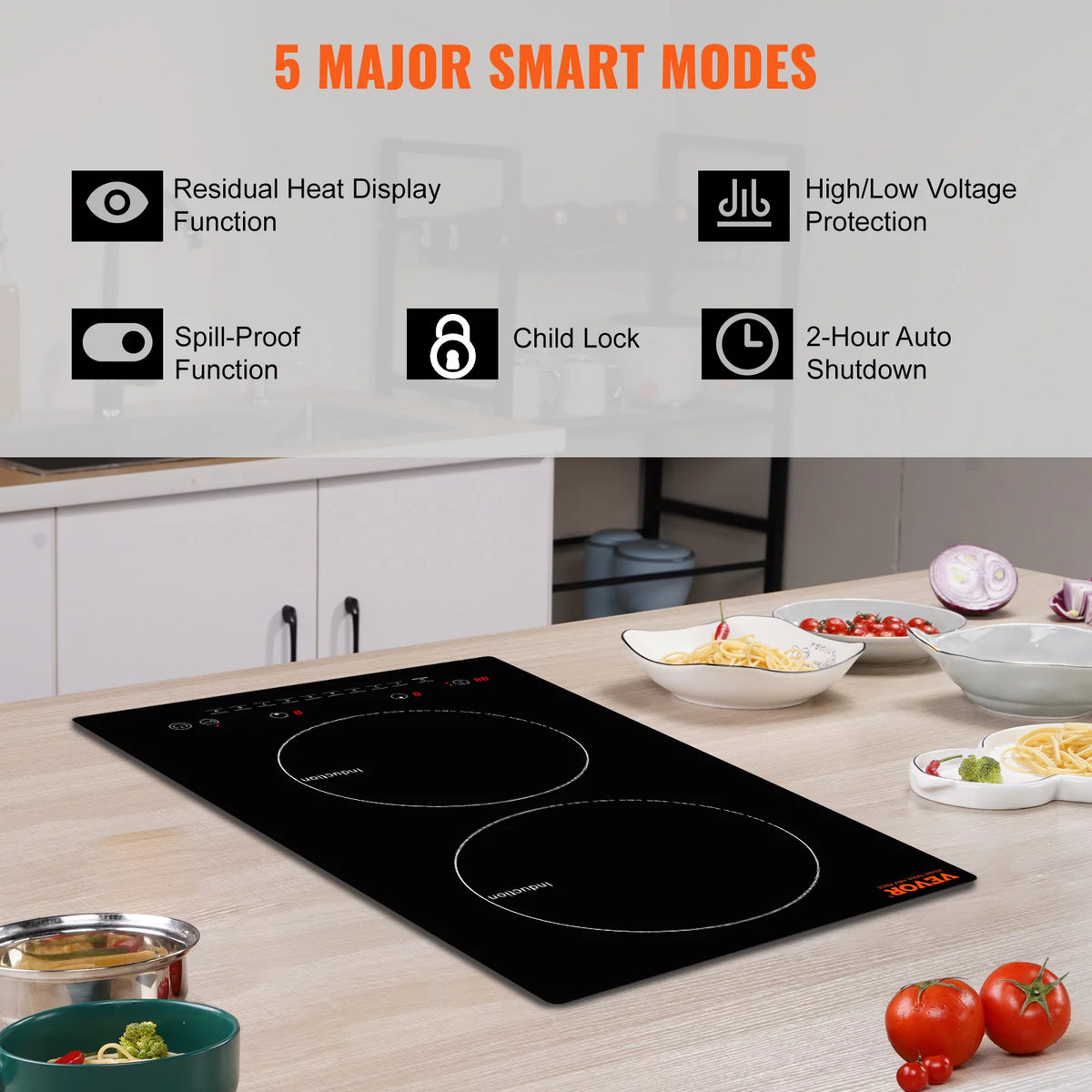 12 inch 2 Burners Electric Cooktop I705