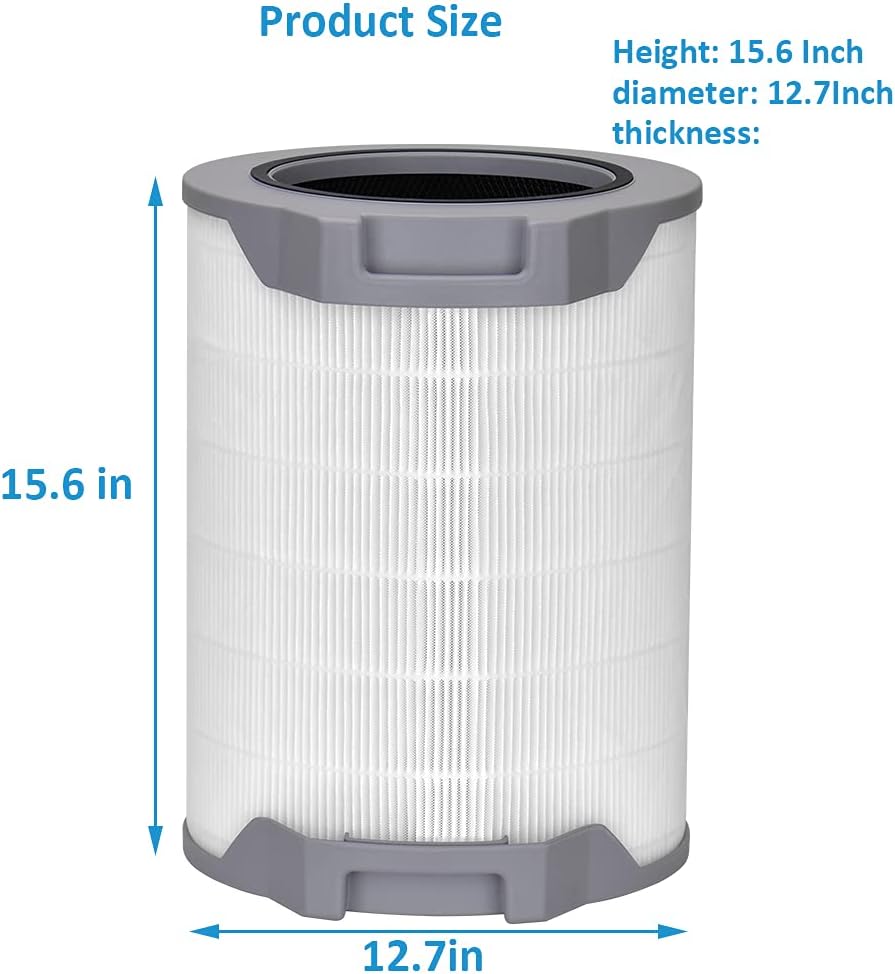 1 Pack True HEPA Activated Carbon Air Purifier Filter K40216