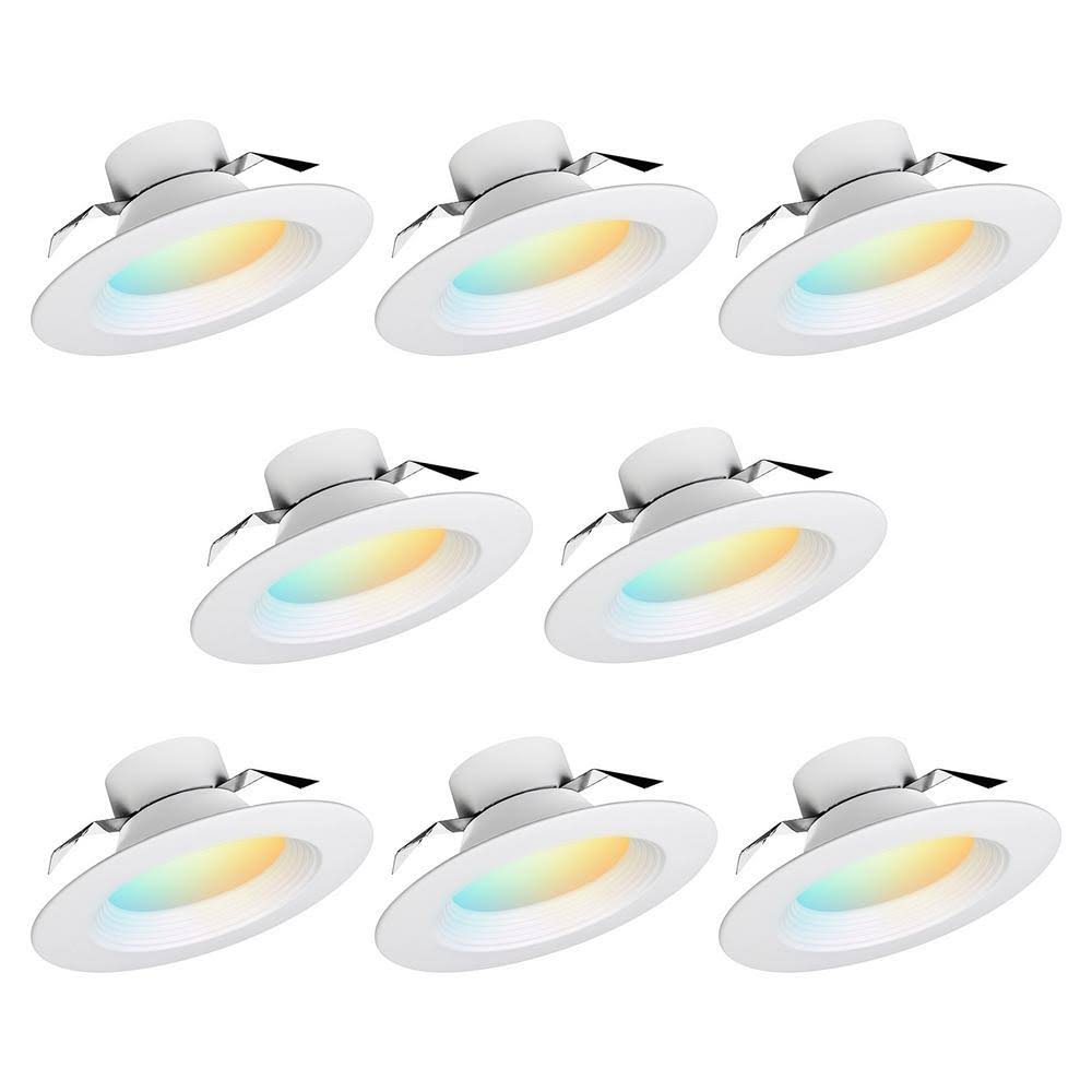 Tunable Smart Integrated Wi-Fi Dimmable LED Recessed Retrofit Trim Ceiling Light Y60769