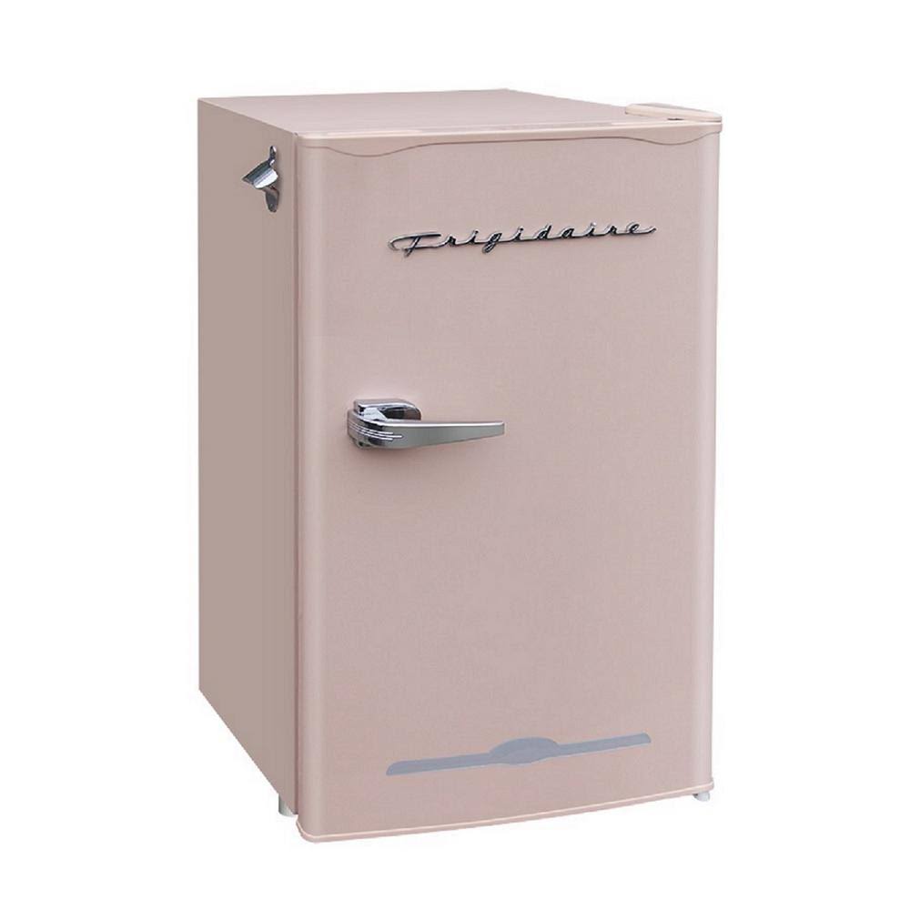 3.2 Cu. ft. Retro Mini Fridge in Coral Pink I3082