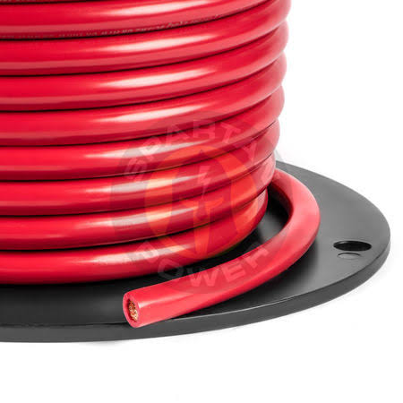2/0 AWG 25 ft Red Battery Cable with Reel B25284