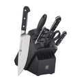 7pc Knife Set in Black Rubberwood Block X2178