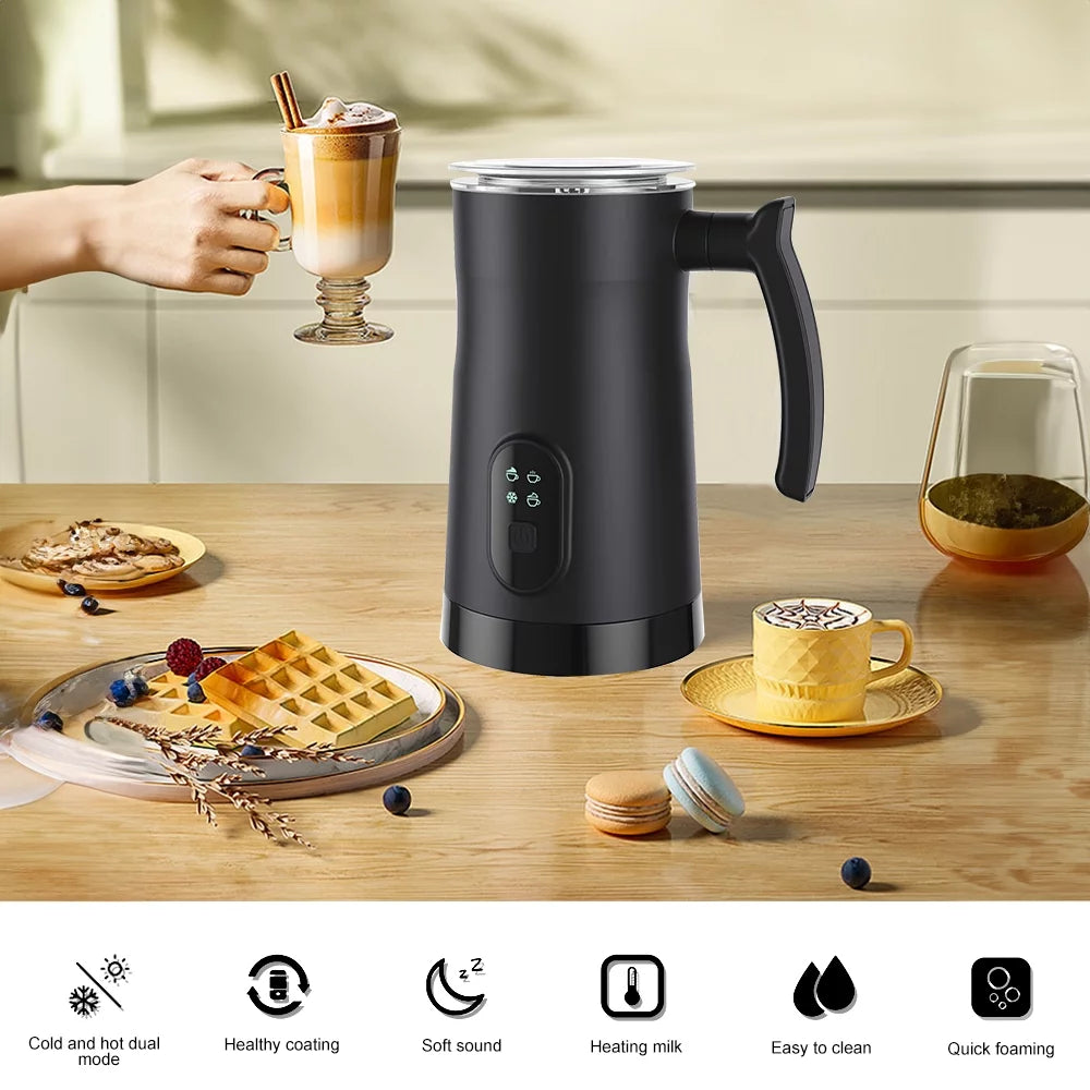 Electric Milk Frother Stainless Steel 4 in 1 400W 350ml C603