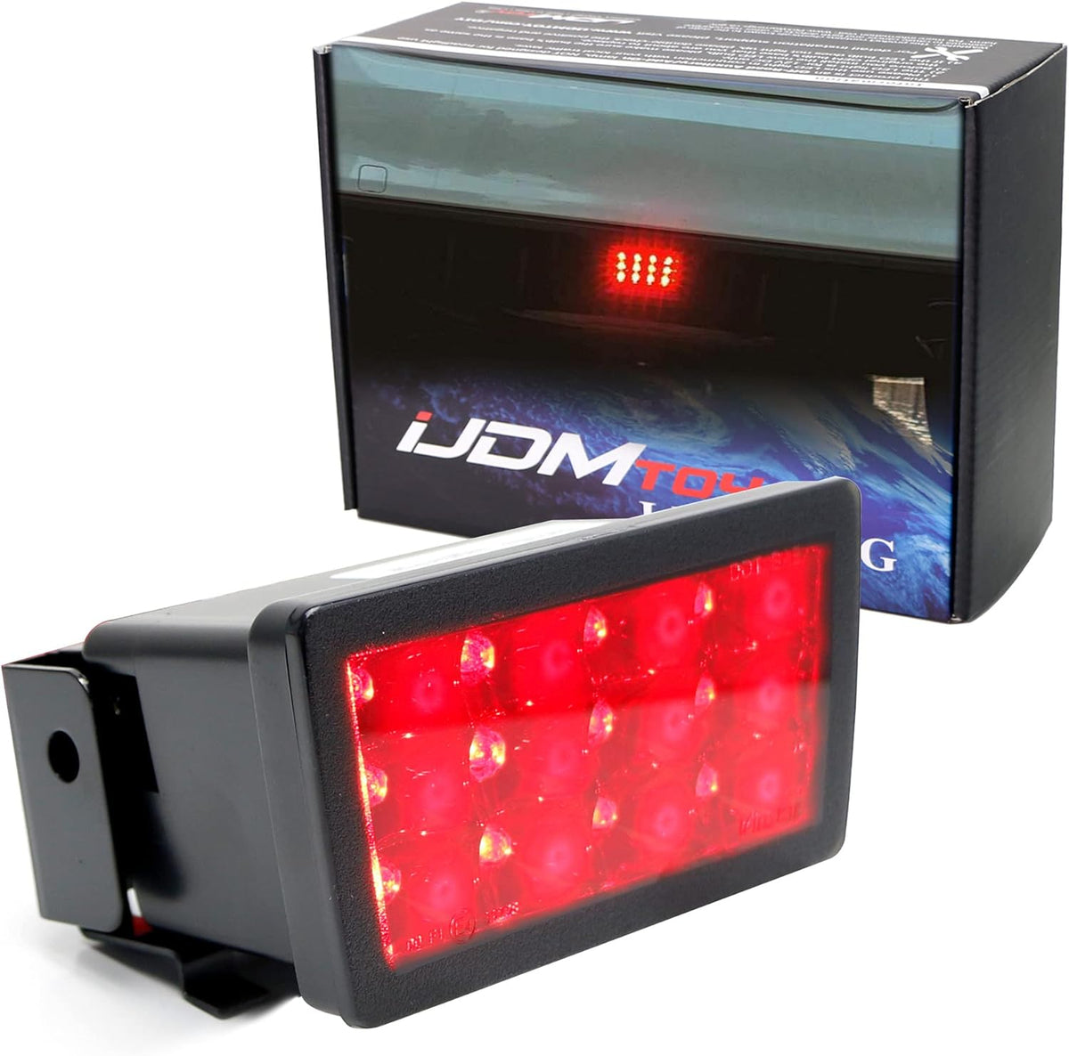 Red Lens Full LED Rear Fog Light Kit Pack of 2 B73018