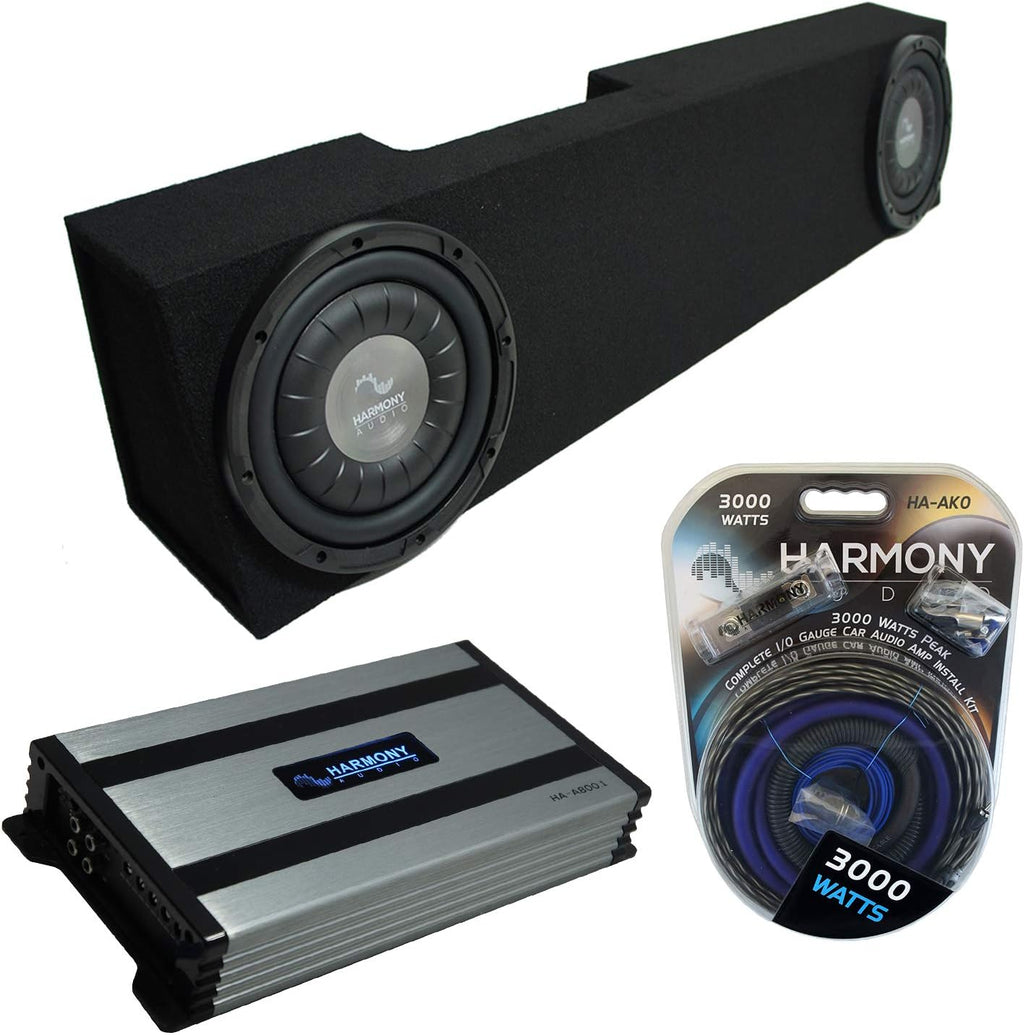 Dual 10 Sub Box Bundle with Amp F53181