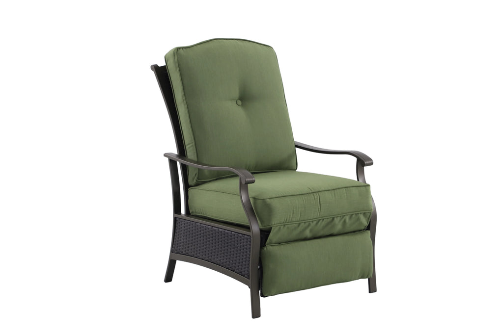 Green Steel Outdoor Recliner N6471