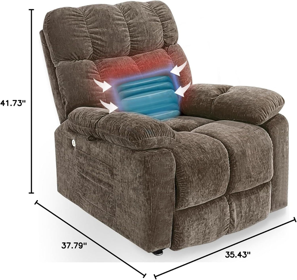 Electric Lift Recliner Sofa with Massage & Heating I337