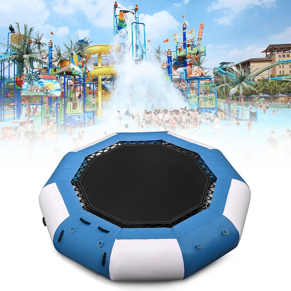 Blue Inflatable Water Trampoline A527