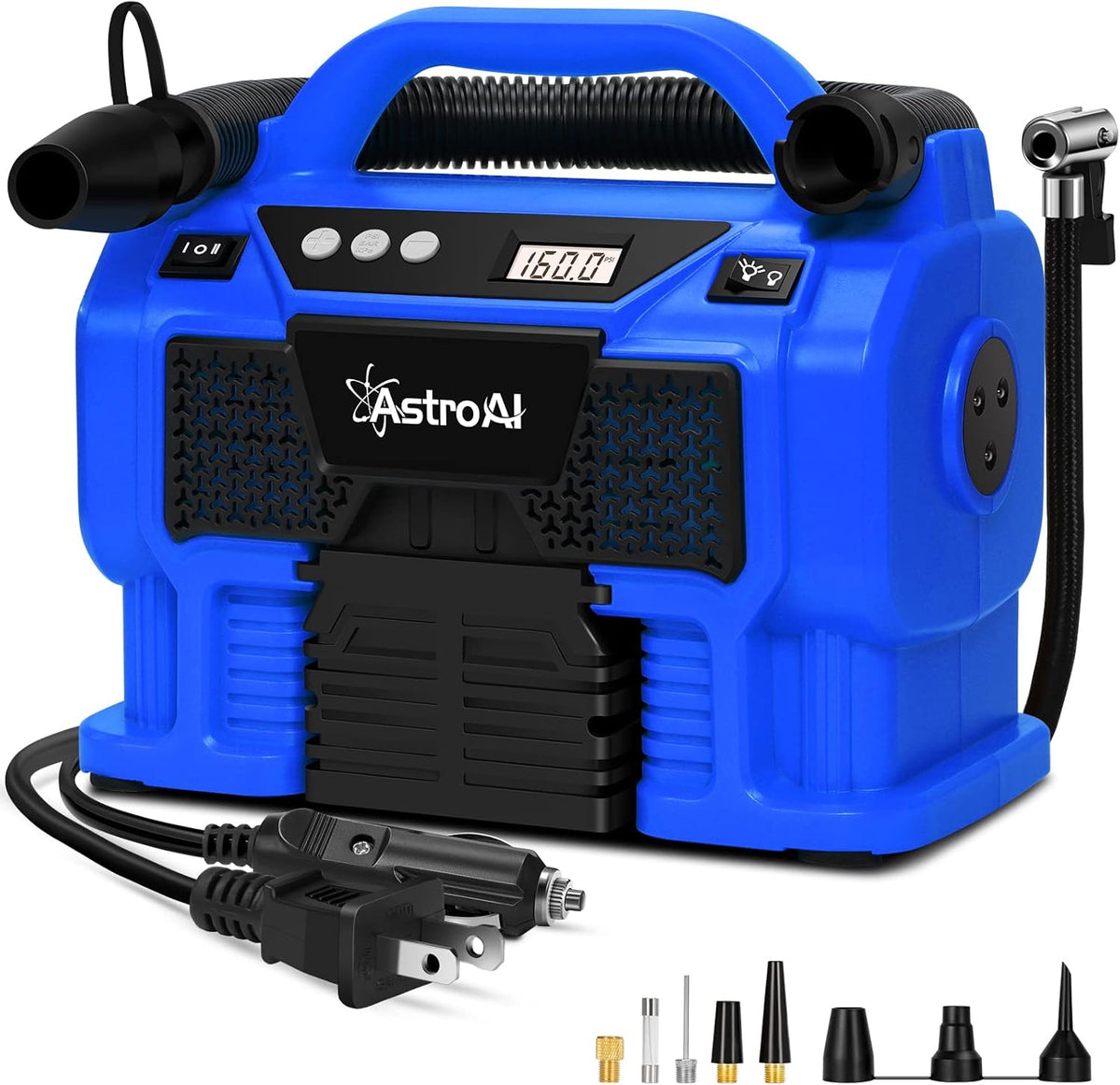 Portable Cordless Tire Inflator 160 PSI with LCD Pressure Gauge C181388