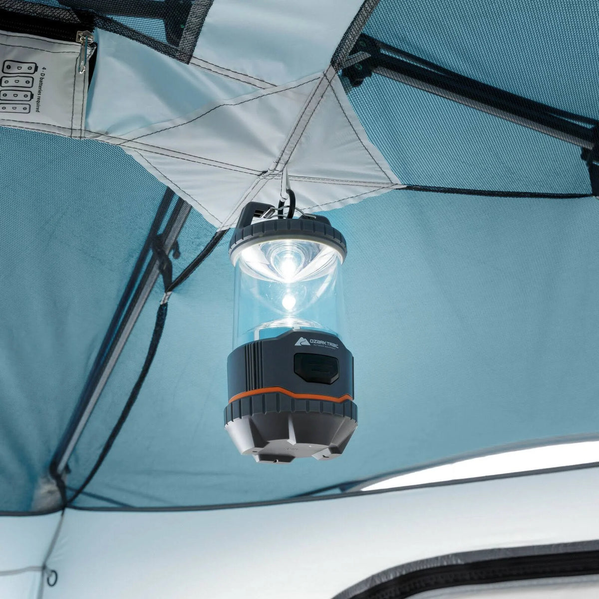 6-Person Instant Cabin Tent with LED Light V6980