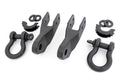 Tow Hook to Shackle Conversion Kit with D-Rings and Rubber Isolators U776
