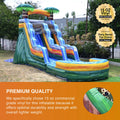 Commercial Grade Inflatable Bounce House Water Slide with Splash Pool and Blower R872664
